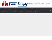 Tablet Screenshot of nwfarmsupply.com